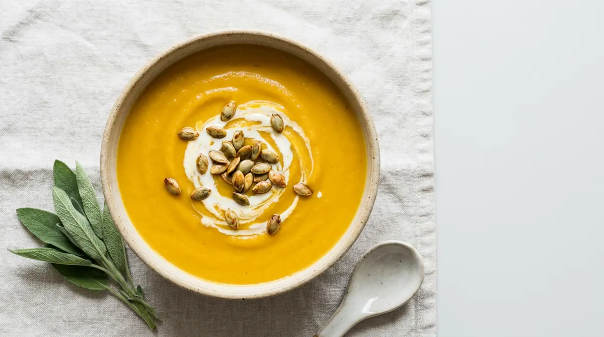 Silky Butternut Squash Soup — liquid texture, IDDSI Level 2