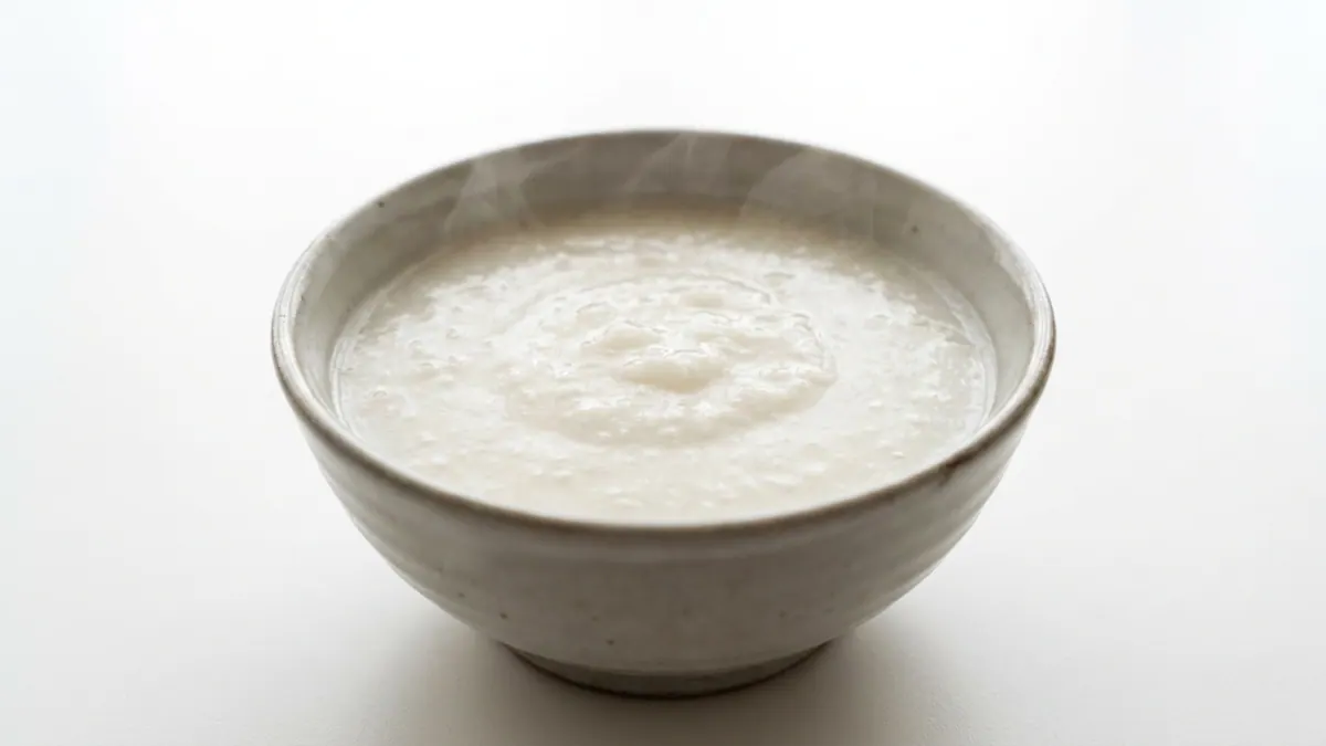 Cháo (Rice Congee) — puréed texture, IDDSI Level 4
