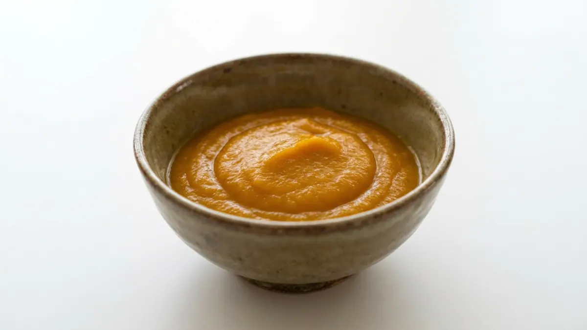 Kabocha Purée — puréed texture, IDDSI Level 4