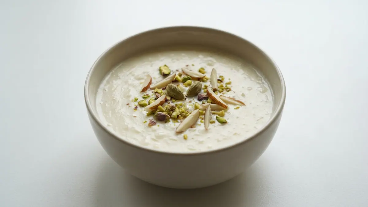 Kheer (Rice Pudding) — puréed texture, IDDSI Level 4