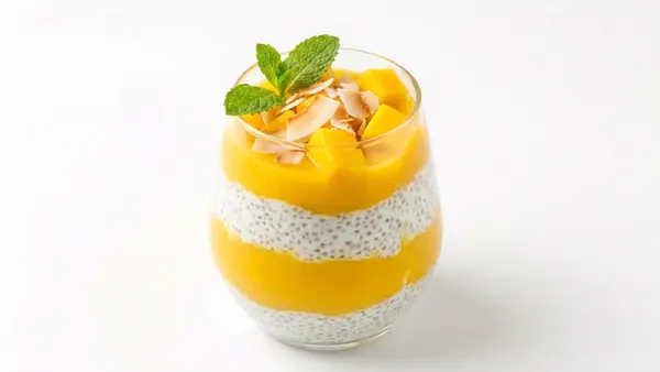 Mango Coconut Chia Pudding