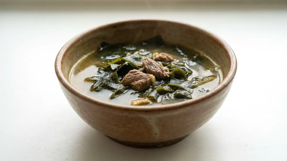 Miyeokguk (Seaweed Soup) — liquid texture, IDDSI Level 2