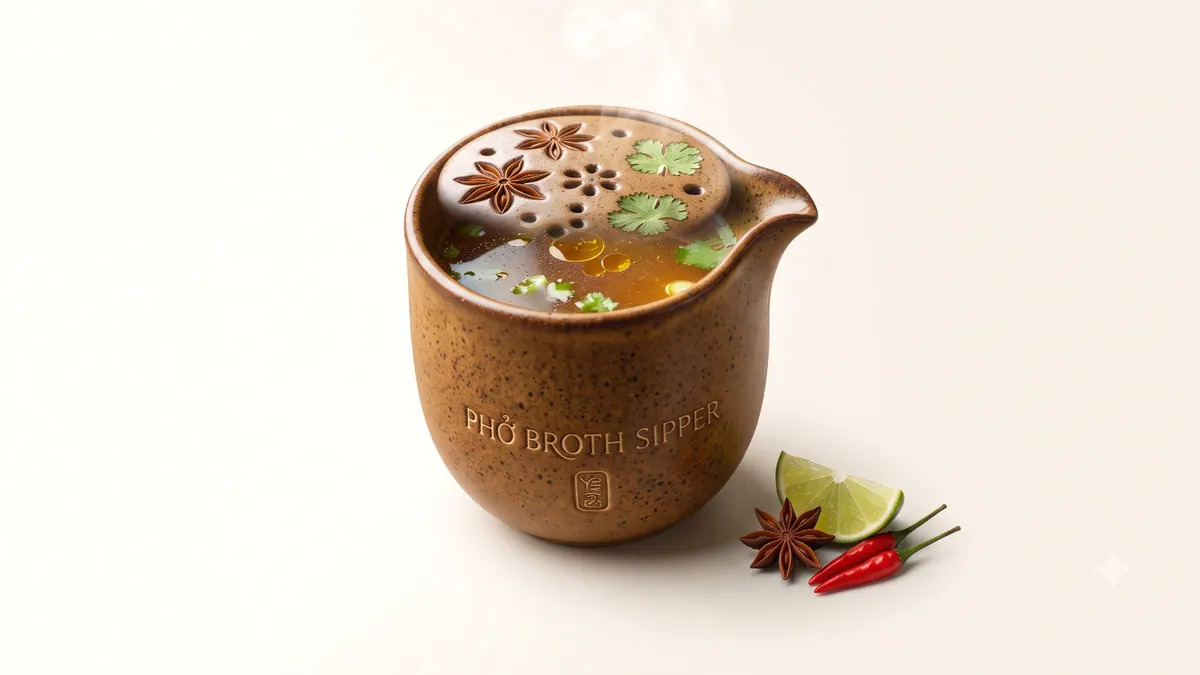 Pho Broth Sipper — liquid texture, IDDSI Level 0