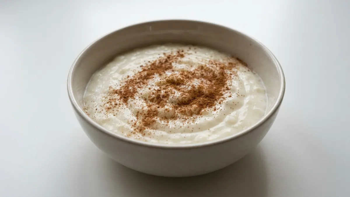 Risgrynsgröt — puréed texture, IDDSI Level 4