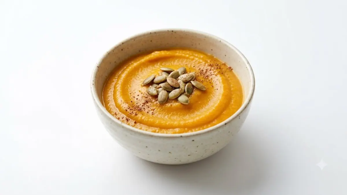 Spiced Pumpkin Purée — puréed texture, IDDSI Level 4