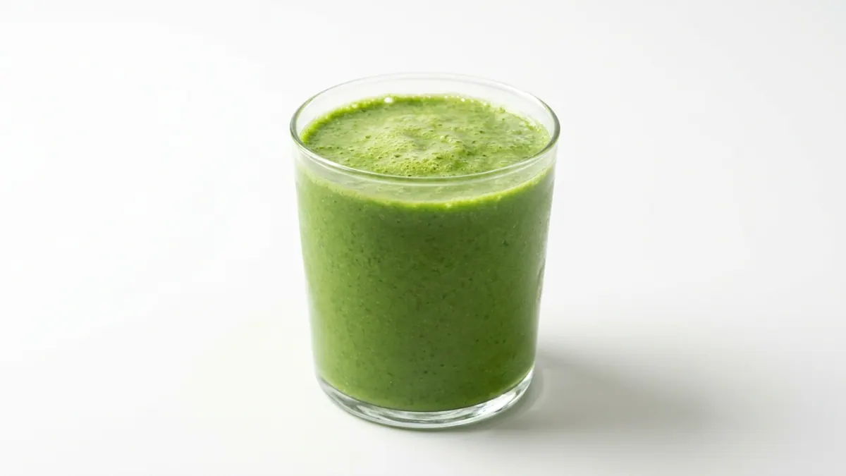 Green Spinach Apple Smoothie — liquid texture, IDDSI Level 1