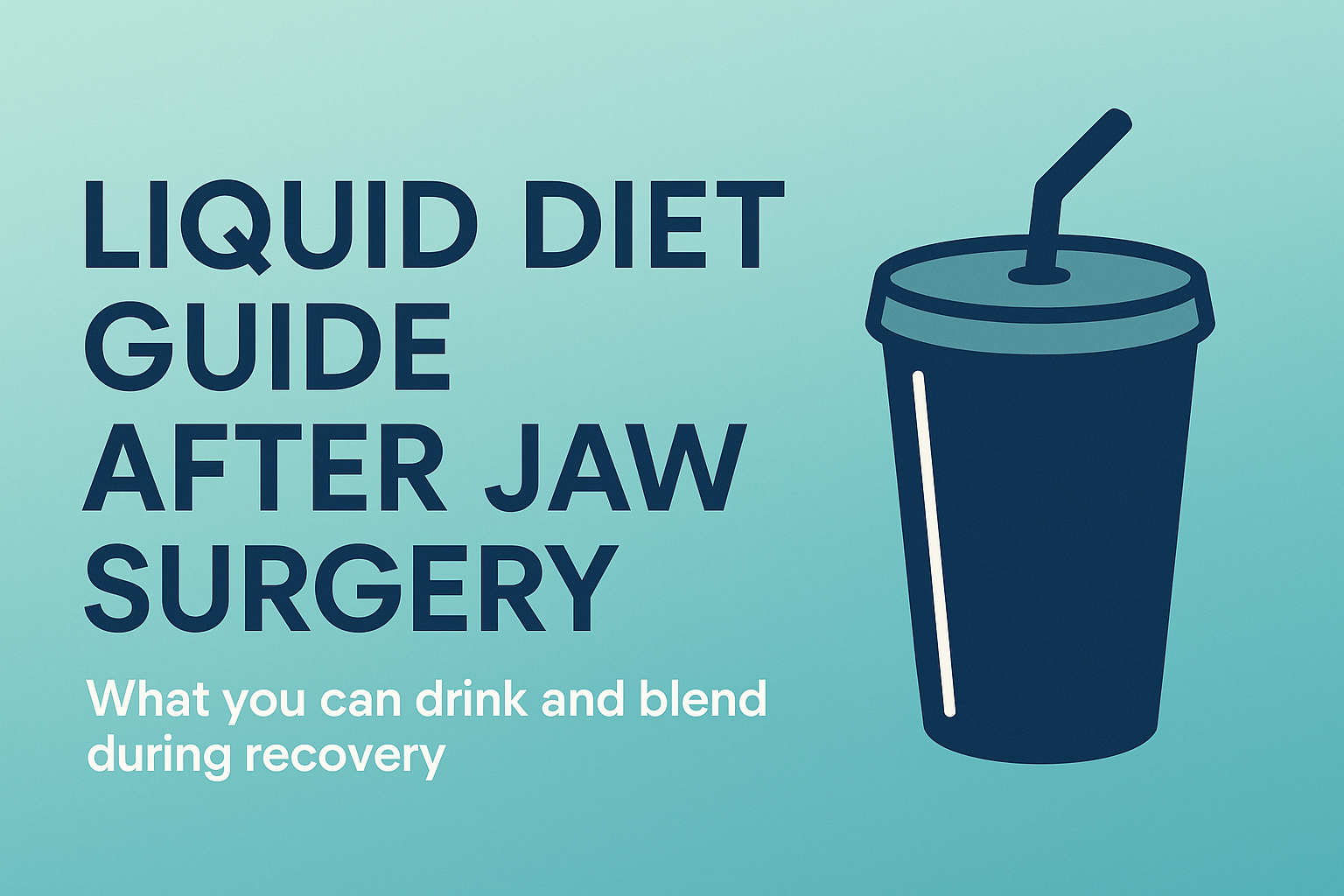 Jaw Surgery Diet Logo